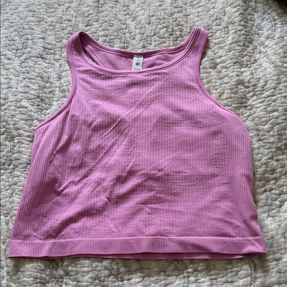 Ebb to Street Cropped Racerback Tank Top